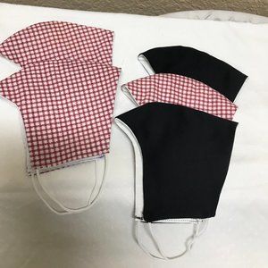 NEW 5 for $20 Face Masks cotton elastic homemade